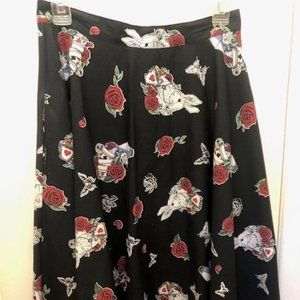 Hell Bunny "Drink Me" Swing Style Skirt L